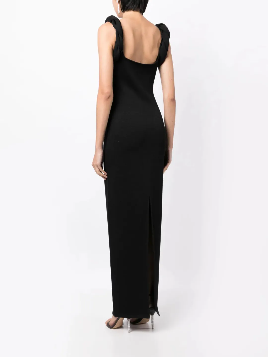 Rachel Gilbert Rosetta Gown in Black Size 10 for rent on The Volte - main image