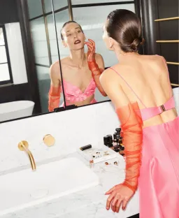 Acler Isla Top and Maxi Skirt Set Pink Rose Size 8 for rent on The Volte - image 3