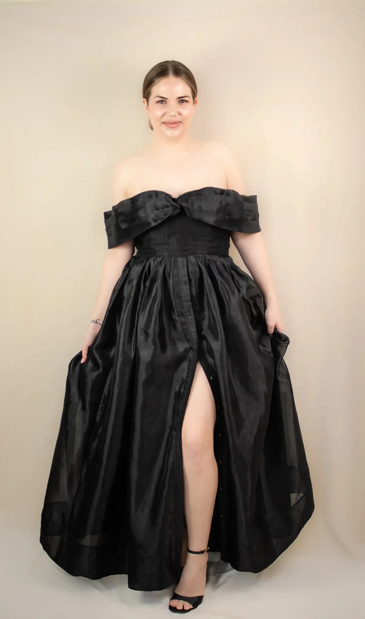 Aje Cordelia Corseted Maxi Dress Black Size 14 - Image 4