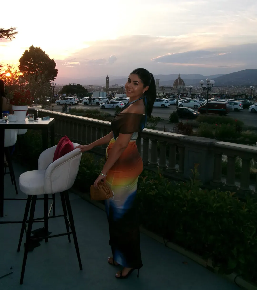 Pfeiffer Lexington Dress Earth Multi Size 8 for rent on The Volte - main image