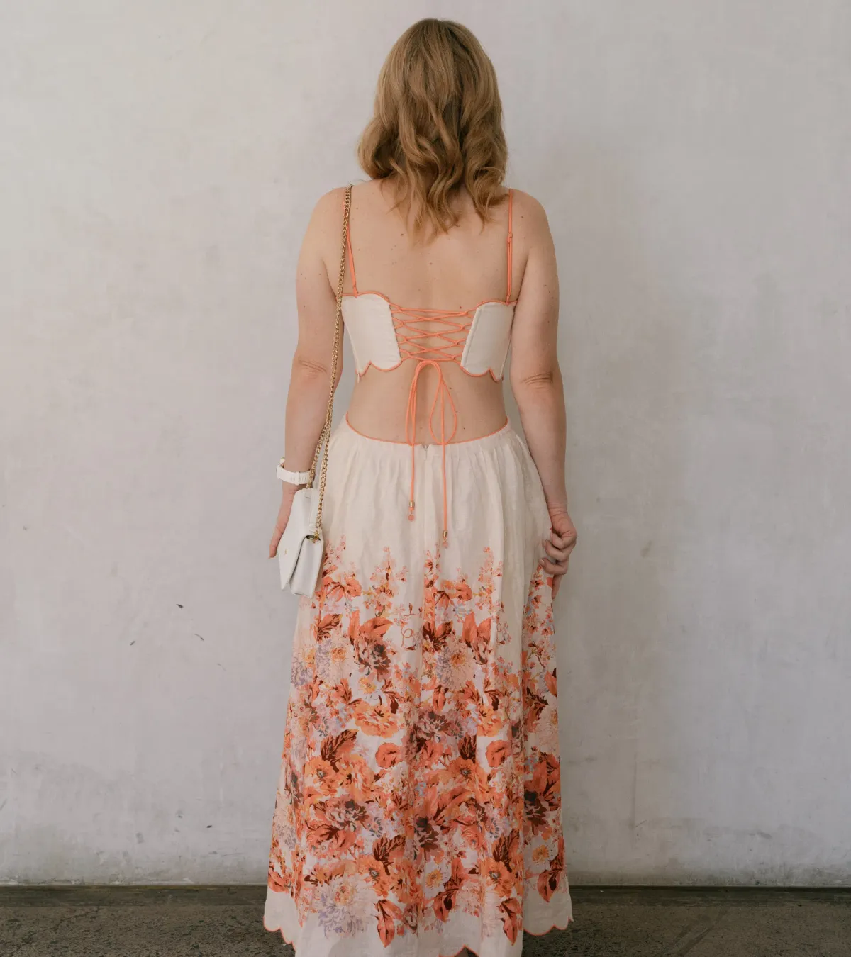 Zimmermann Devi Scallop Midi Dress in Cream Floral Size 3 / AU 10-12 - Image 9