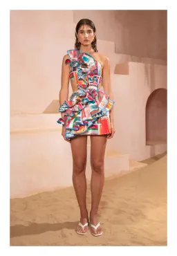 Eliyah The Label Milos Dress Multi Size 8 for rent on The Volte - image 1