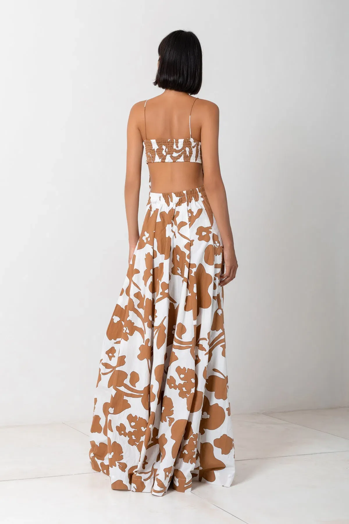 S/W/F Bandeau Spaghetti Maxi Dress Dusty Dahlia Size S/ AU 8 - Image 2