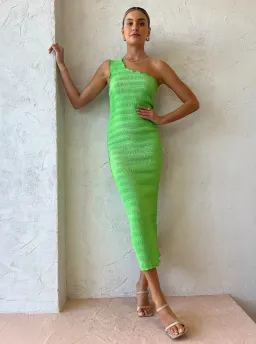 Lidee Gigi Smocking Midi Gown Green Size 6 for rent on The Volte - image 3