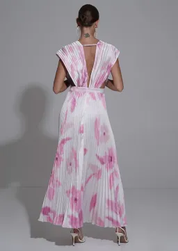 L'Idee Gala Gown Jardin Print Size 10 for rent on The Volte - image 5