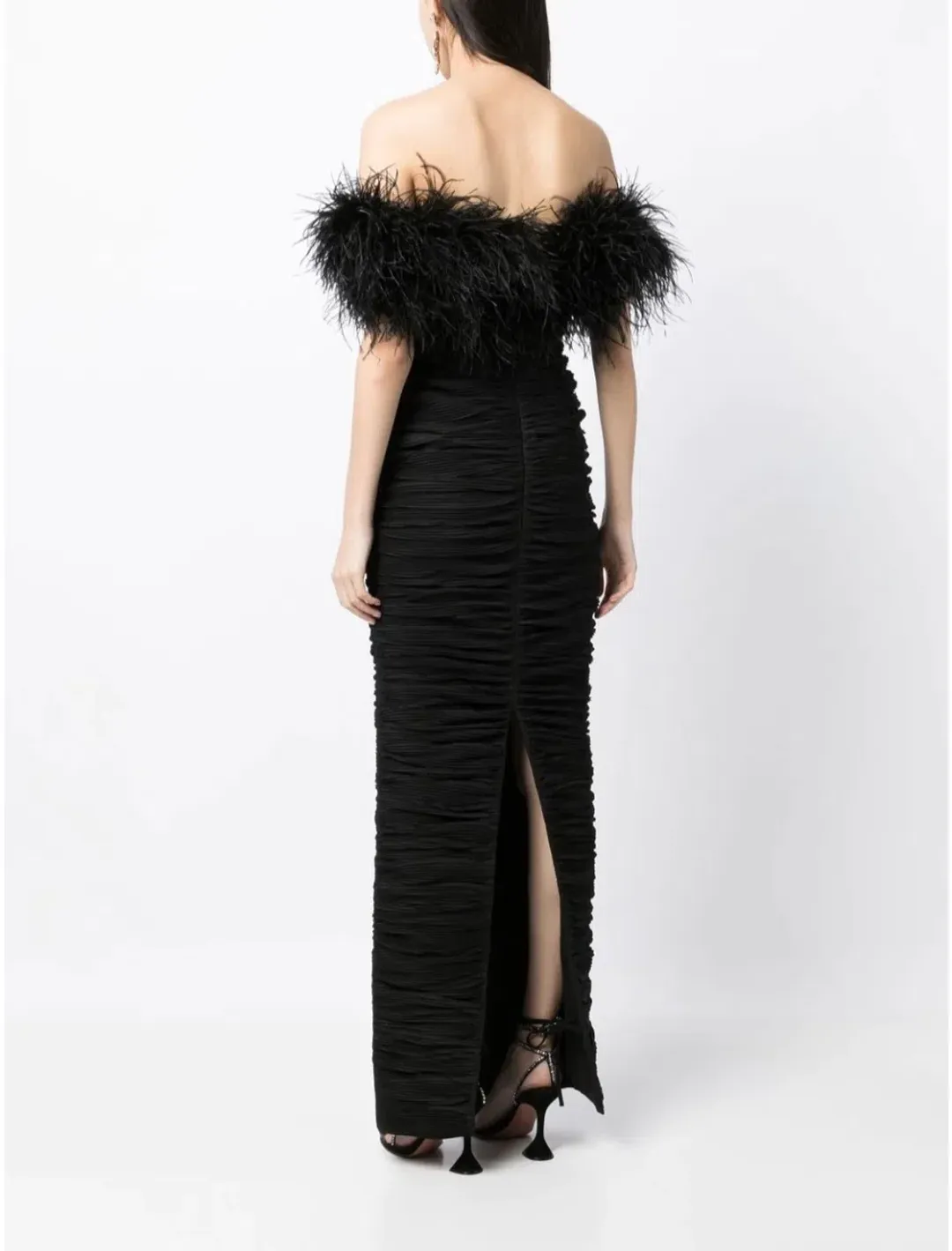 Rachel Gilbert Zion Gown Black Size 3 / AU 12 for rent on The Volte - main image