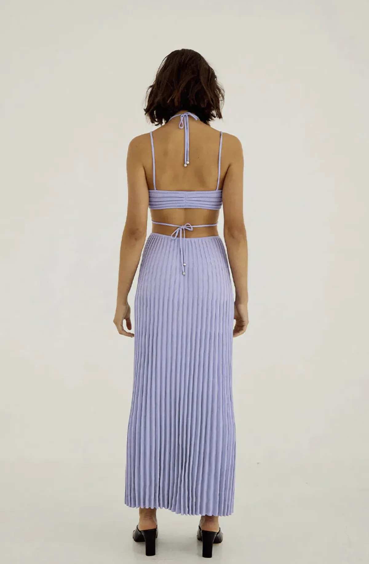 Sovere Abicus Knit Dress in Pale Peri Purple Size S / AU 8 - Image 2