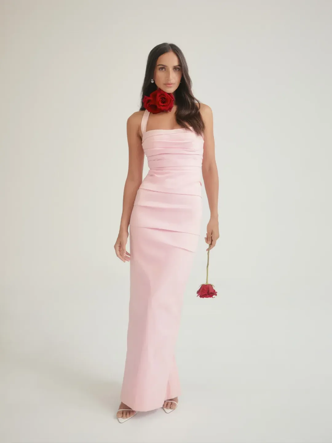 Sheike Carrie Gown Pink Size 8 for rent on The Volte - main image