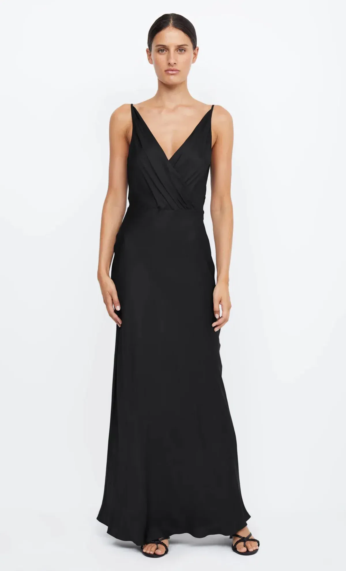 Bec & Bridge Adore V Maxi Dress Black Size 8 - Image 4