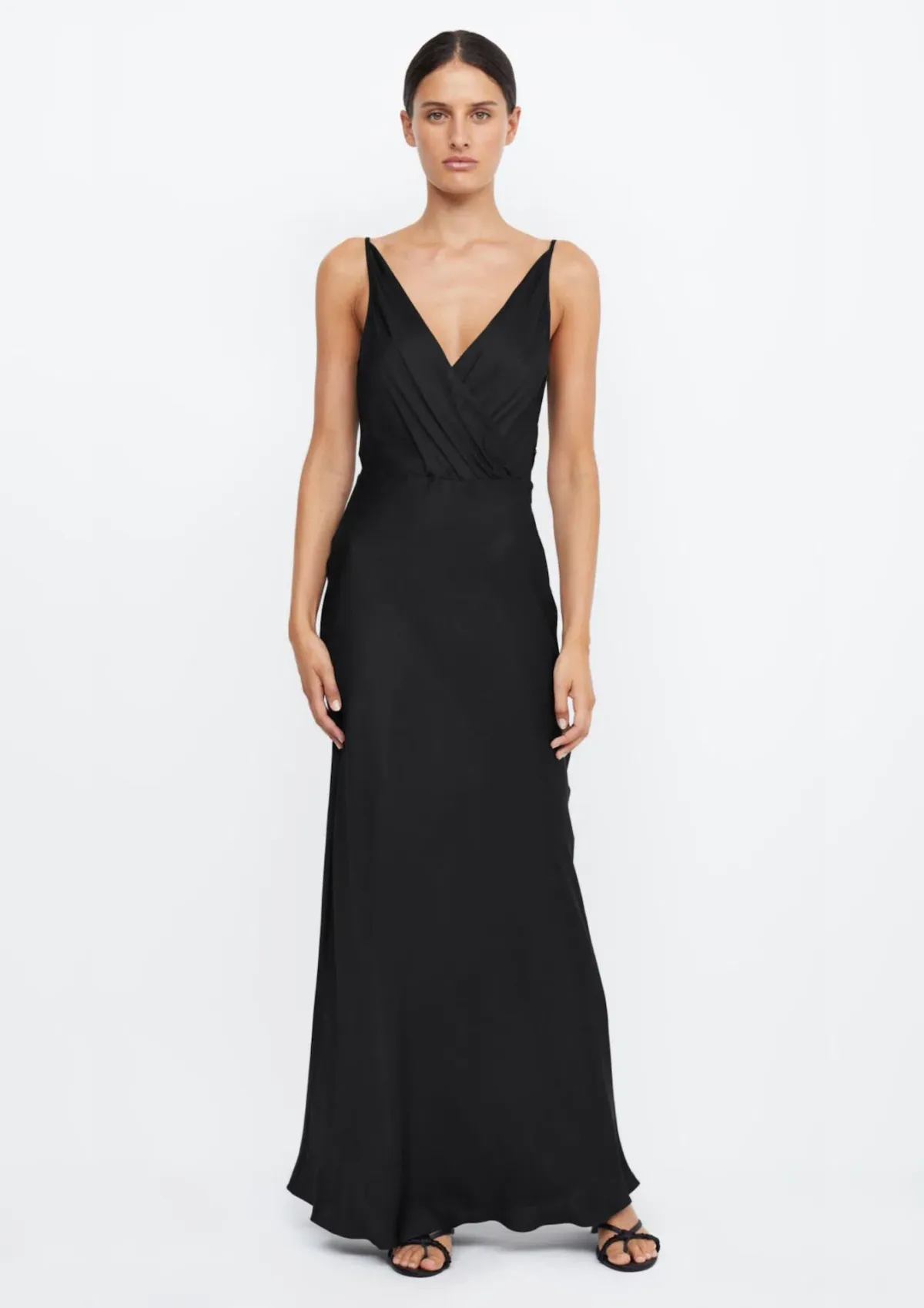Bec & Bridge Adore V Maxi Dress Black Size 8 - Image 1