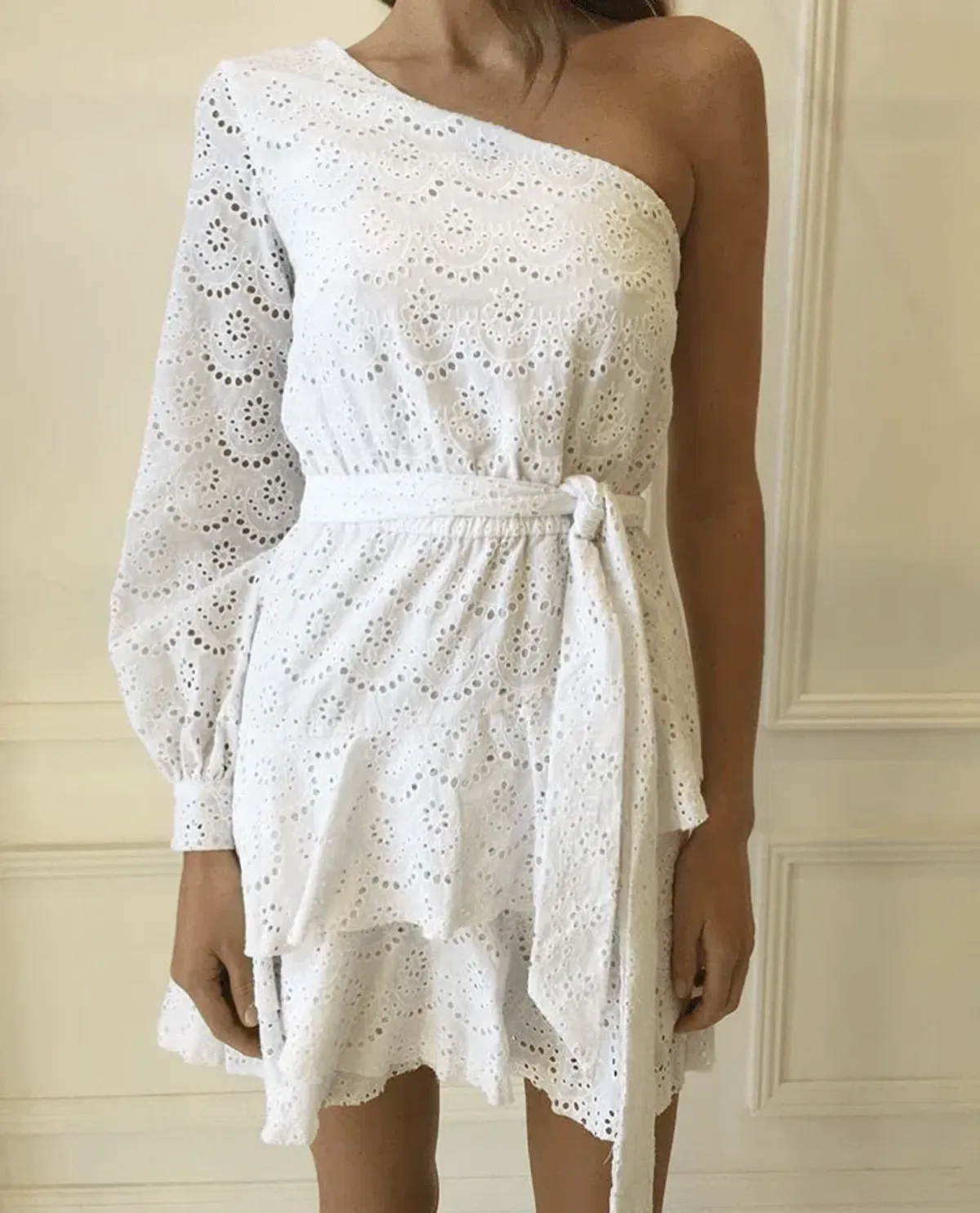 By Nicola The Eve Mini Dress White Size 8 - Image 2