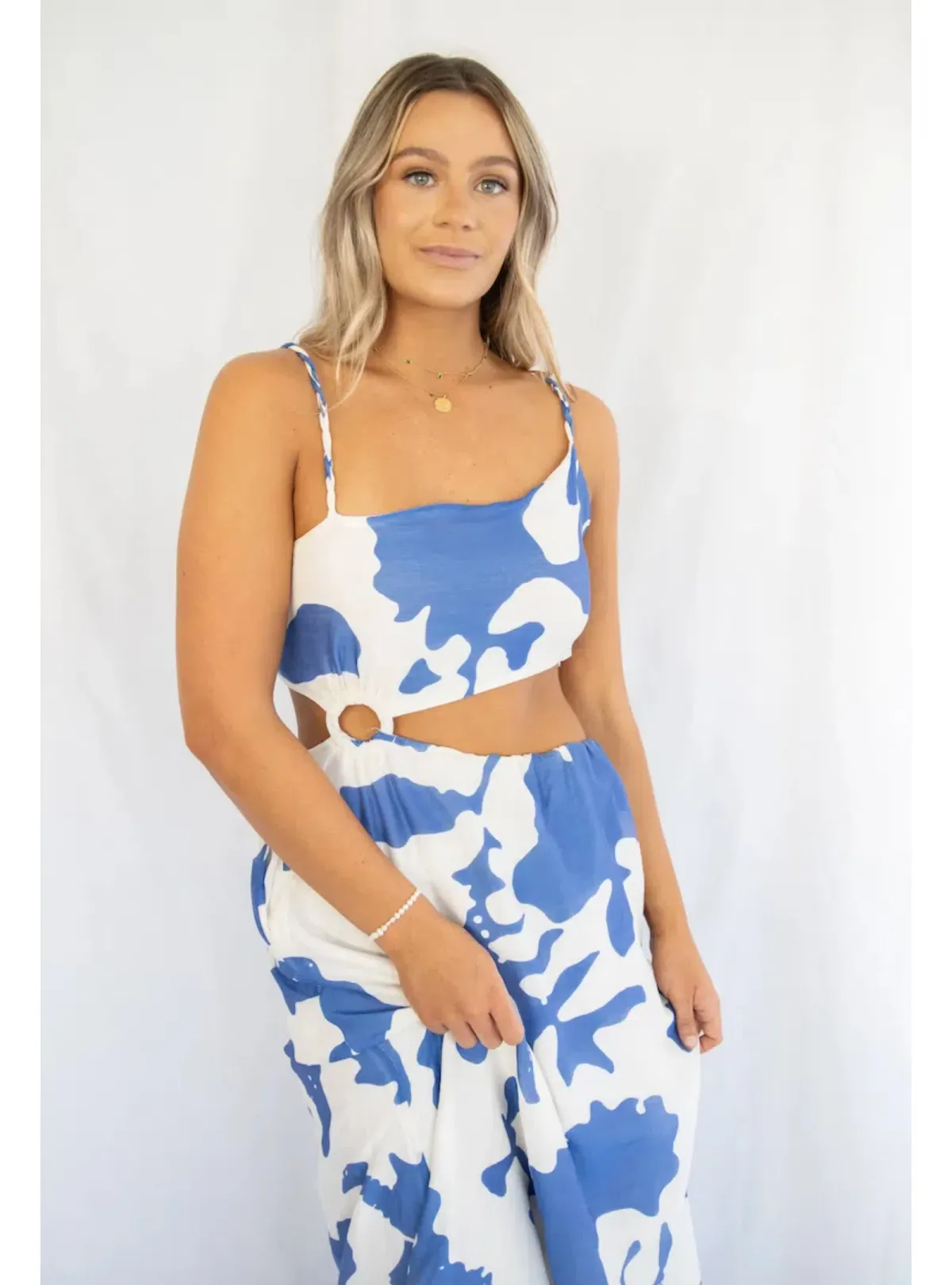 Sir The Label Vivi Asymmetrical Cut Out Dress Multi Size 2 / AU 10 - Image 3