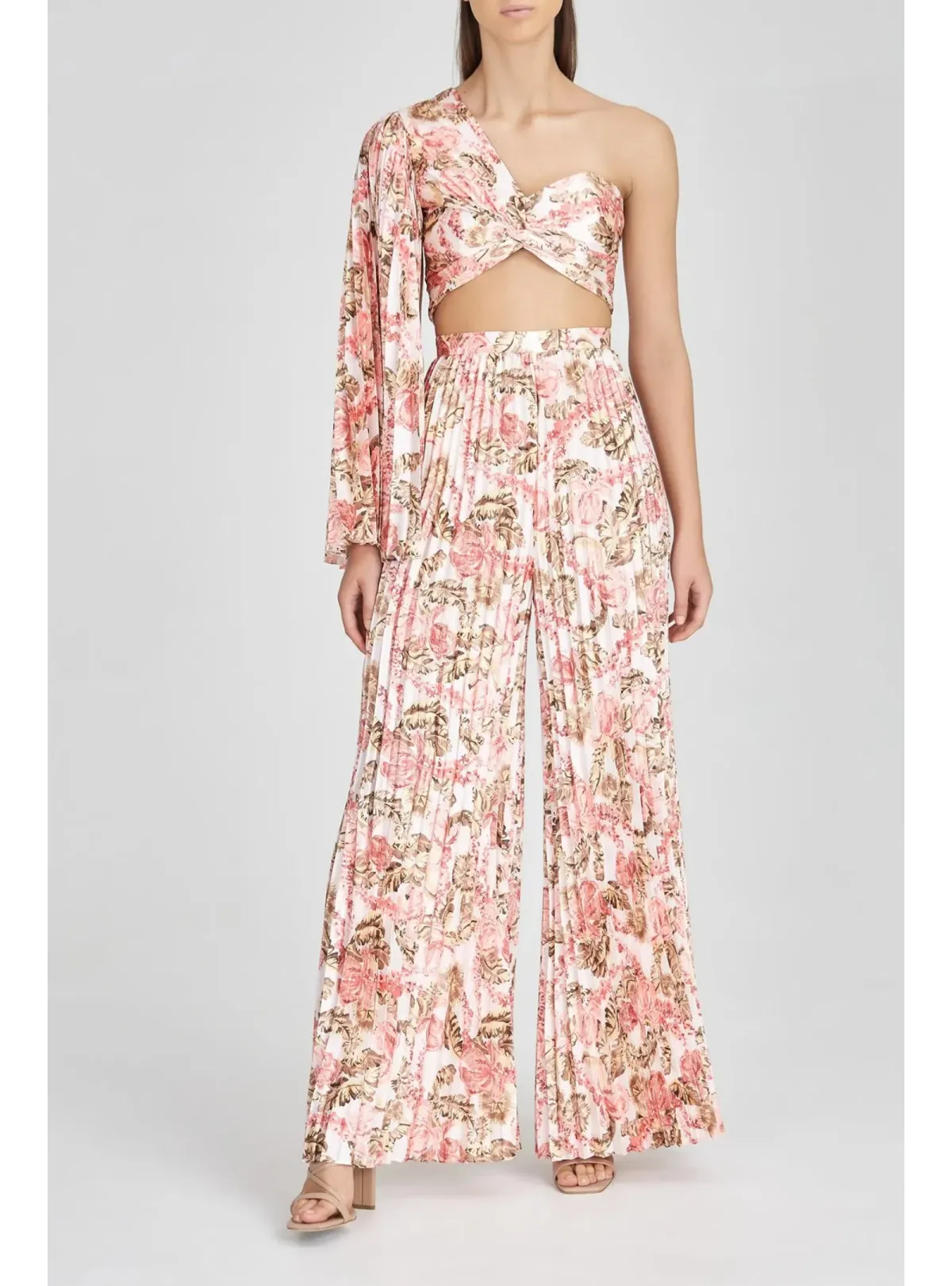 Significant Other Simone Crop and Pants Set in Floral Size AU 10 - Image 1