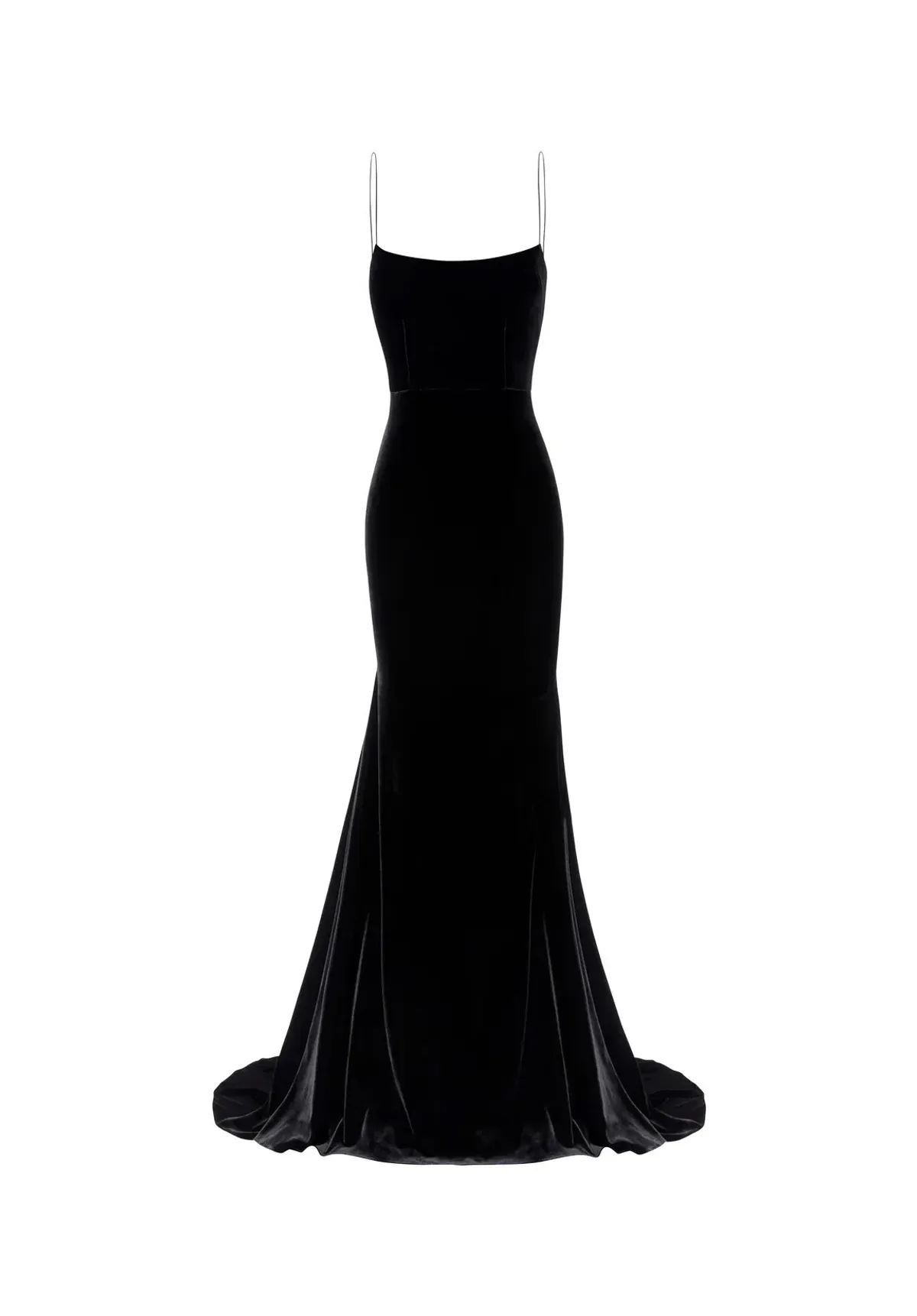 Alex Perry Kim Velvet Slip Dress Black Size 8 - Image 2