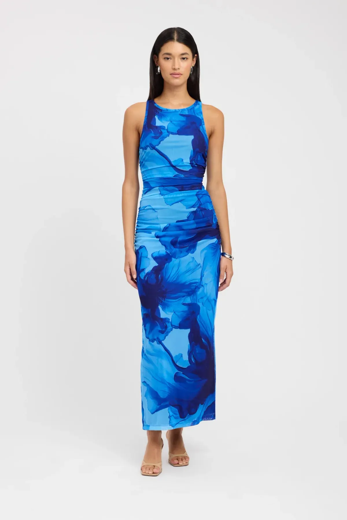 Kookai Rosalia Dress Blue Floral Size 8 - Image 1