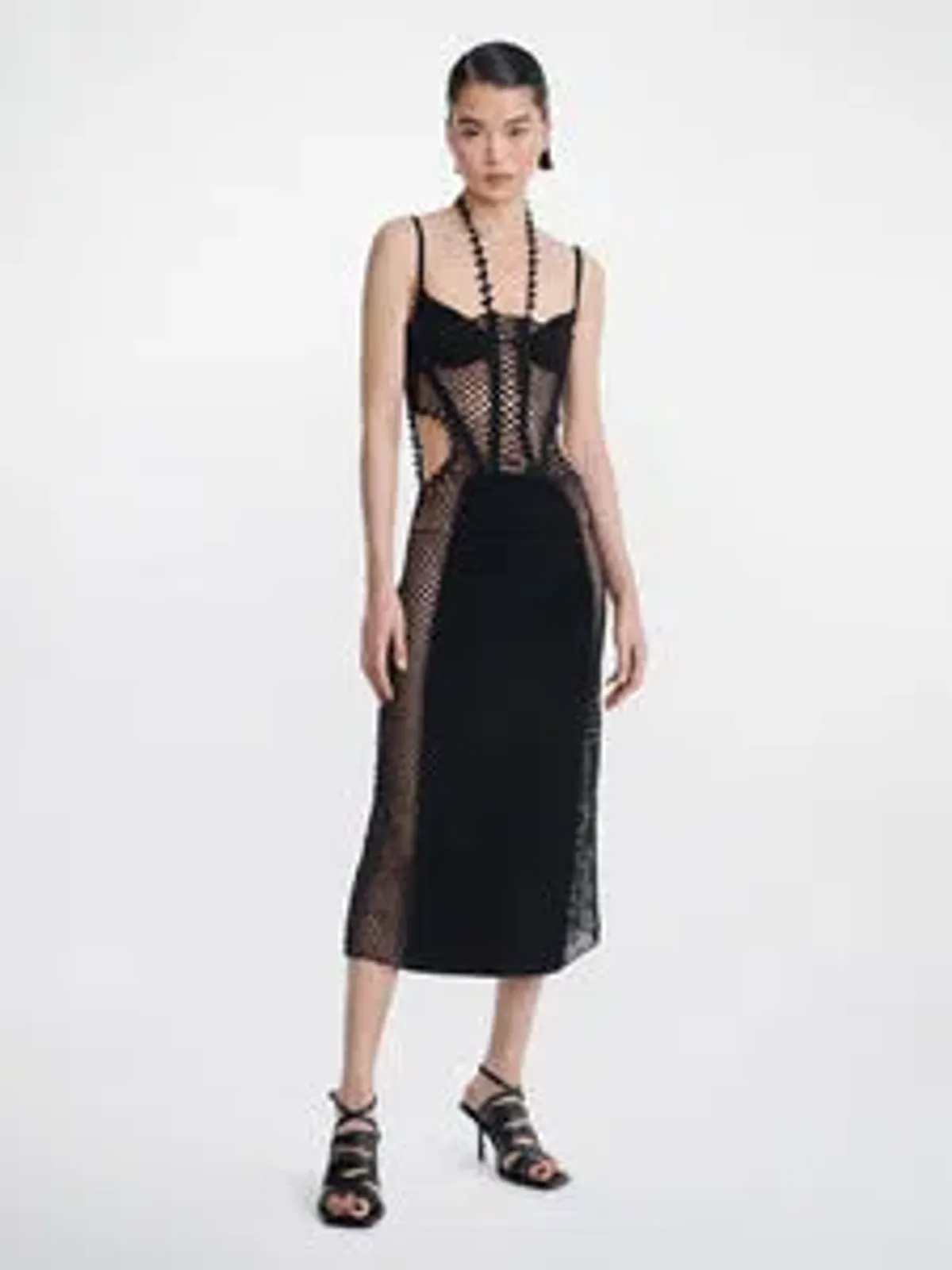 PatBO Beaded Crop Top Size 8 - Image 5