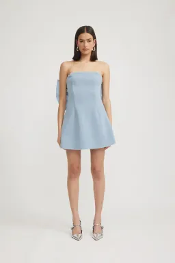Tojhà Daria Mini Dress Powder Blue Size 8 for rent on The Volte - image 1
