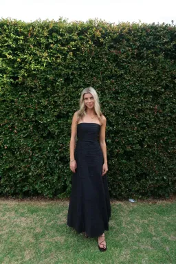 Aje Soundscape Maxi Dress Black Size 6 for rent on The Volte - image 4