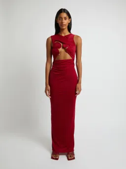 Christopher Esber Venus Tank Dress Cherry Size 8 for rent on The Volte - image 1