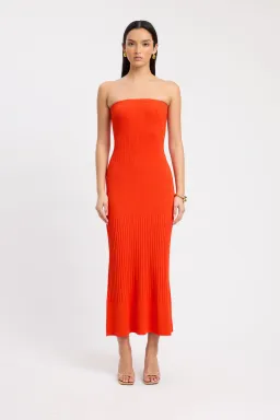 Kookai Serah Strapless Dress Mimosa Size 10 for rent on The Volte - image 1