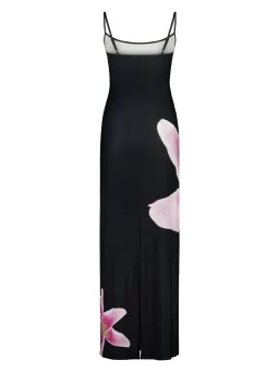 With Harper Lu Slip Dress in Pink Lily Floral Size S / AU 8 for rent on The Volte - image 6