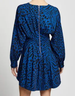 Mossman Wild Thoughts Dress Blue/Print Size 12 for rent on The Volte - image 3