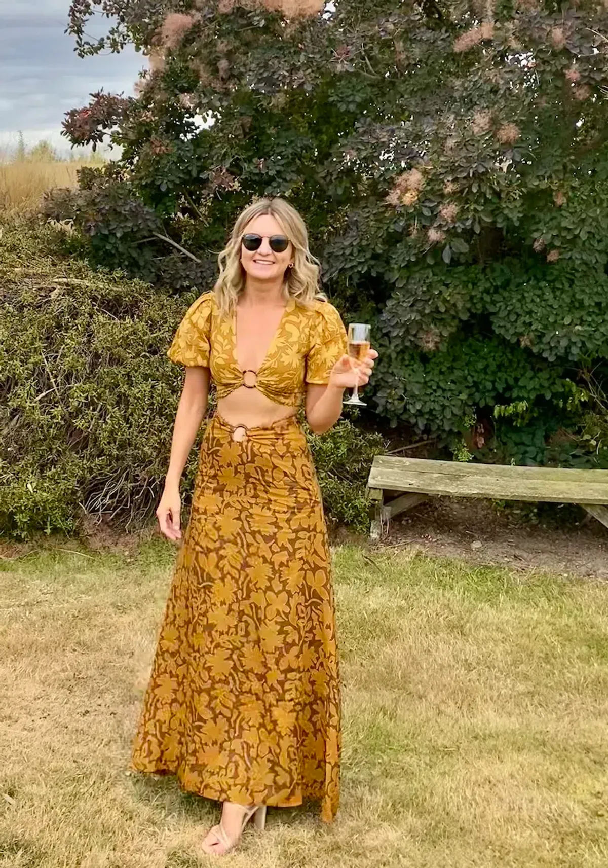 Hansel And Gretel Greer Top And Freya Skirt Set In Gold Leaf Size Xs / Au 6 - Image 6