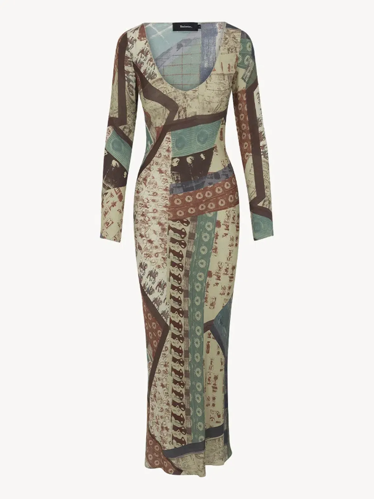 Realisation Par Collette Midi Dress Relic Size L/Au 12 - Image 4