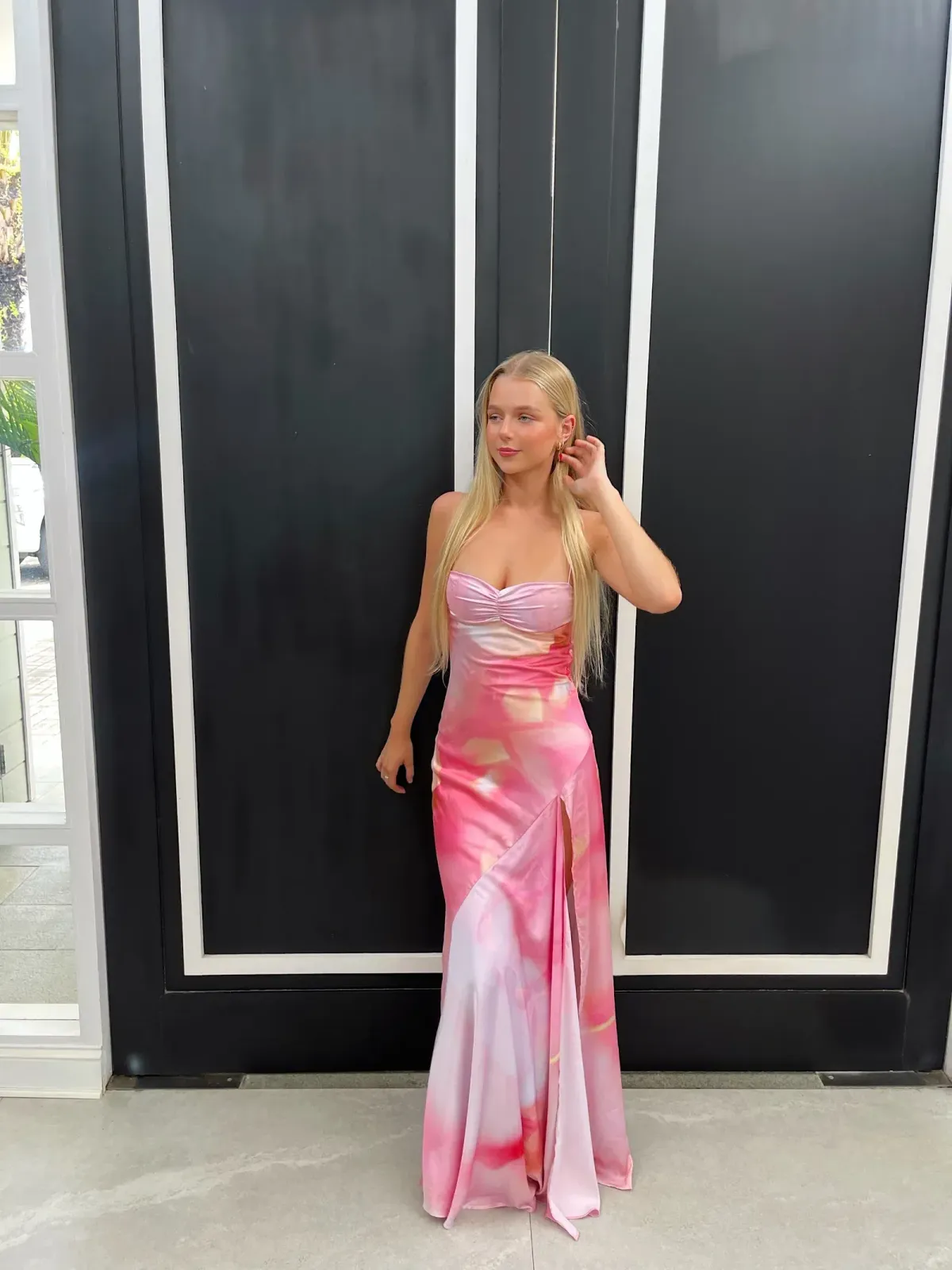 HNTR The Label Gaia Gown in Lillie Size 8 - Image 3