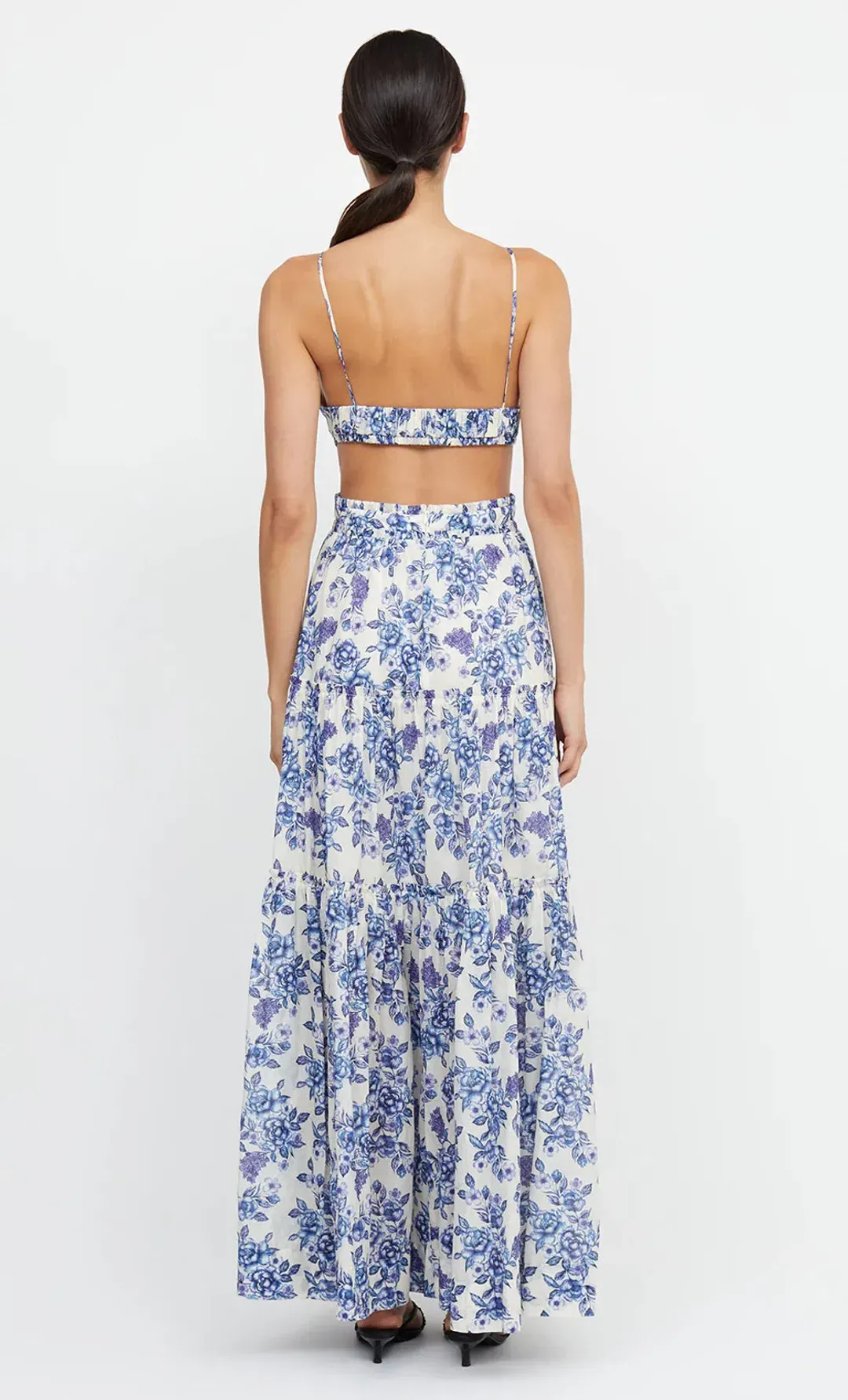 Bec & Bridge Carla V Maxi Dress Floral Size 16 for rent on The Volte - main image