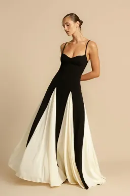 Arcina Ori Paloma Dress Black/White Size 8 for rent on The Volte - image 4