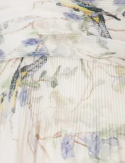 Zimmermann Pleated Midi Dress Blue Birds Size 3 / AU 14 for rent on The Volte - image 5