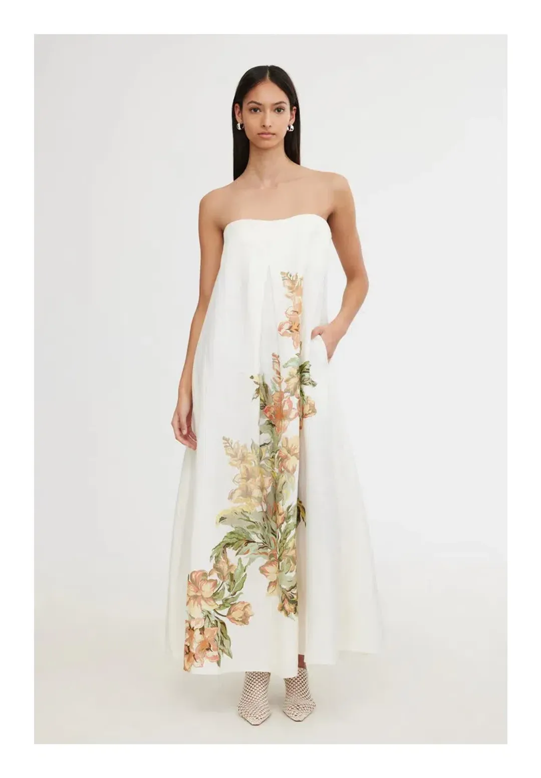 Significant Other Parisa Maxi Dress in Botanic Size 8 for rent on The Volte - main image