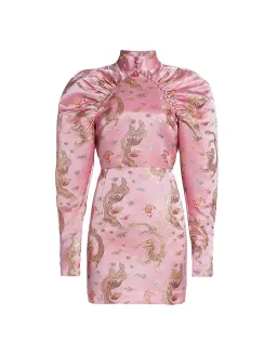 Rotate Birger Christensen Kim Dress Orchid Pink Size 10 for rent on The Volte - image 4