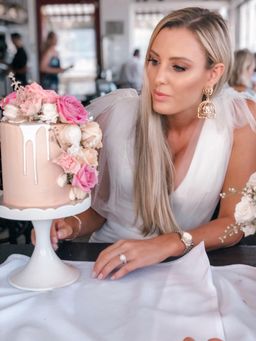 Bianca & Bridgett Mila White Dress Size 8 for rent on The Volte - image 2