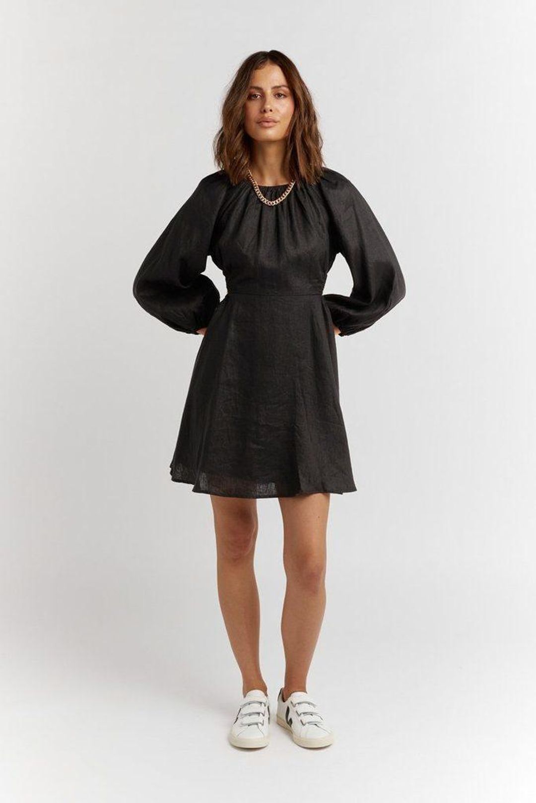 Dissh Evans linen dress for rent on The Volte - main image