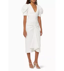 Acler Ivory Oxford Dress White Size Au 10 for rent on The Volte - image 1