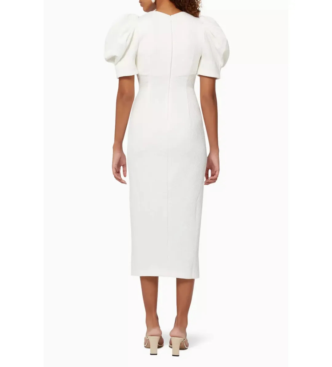 Acler Ivory Oxford Dress White Size Au 10 for rent on The Volte - main image
