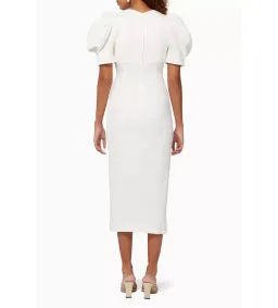 Acler Ivory Oxford Dress White Size Au 10 for rent on The Volte - image 2