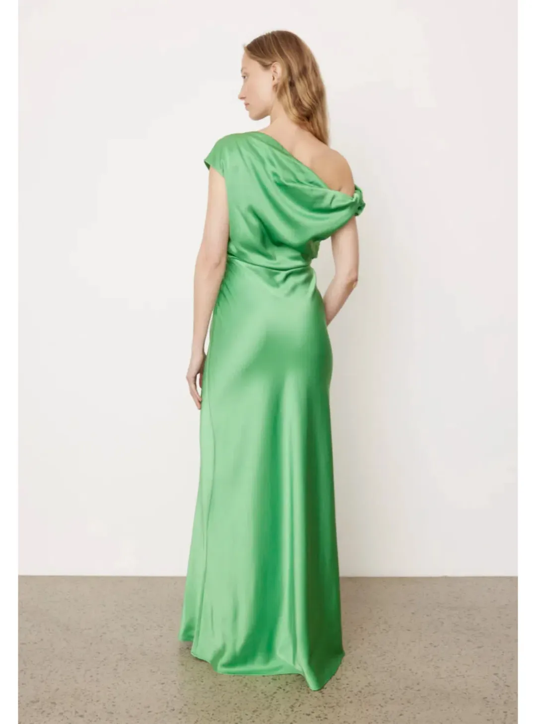 Paris Georgia 07 Davie Maxi Dress in Basil Size AU 6 for rent on The Volte - main image