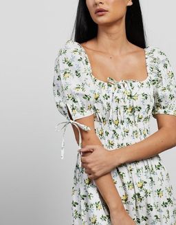 Faithfull the Brand Flora Midi Dress Bendita Floral Size 10 for rent on The Volte - image 2