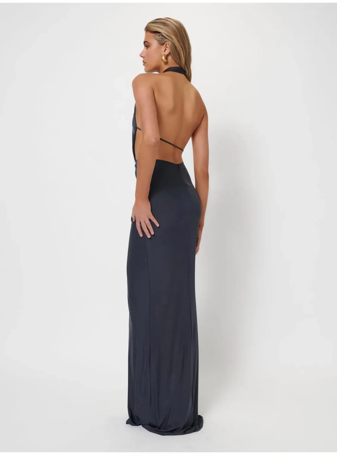 Effie Kat Harper Gown in Thunder Size M / AU 10 for rent on The Volte - main image