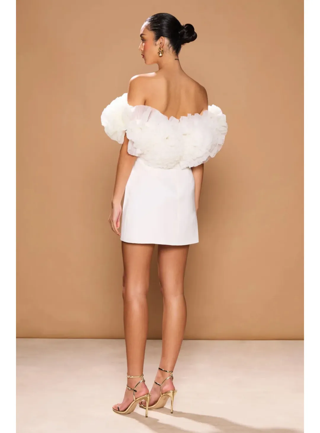 Sonya Moda Sorrento Mini Dress White Size AU 8 for rent on The Volte - main image