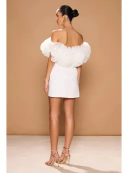 Sonya Moda Sorrento Mini Dress White Size AU 8 for rent on The Volte - image 2