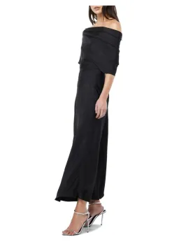 Mossman Love In The Dark Midi Dress Black Size AU 8 for rent on The Volte - image 2