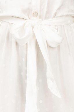 Dahlia White Button Front Jumpsuit Size 10 for rent on The Volte - image 4