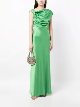 Paris Georgia Davie Dress Basil Green Size XS / AU 6 for rent on The Volte - image 1