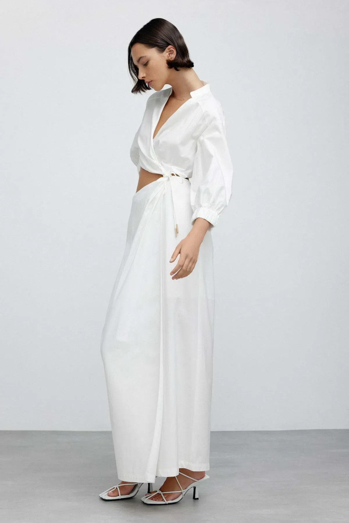 Significant Other Kara Midi Dress Ivory Size 6 - Image 4