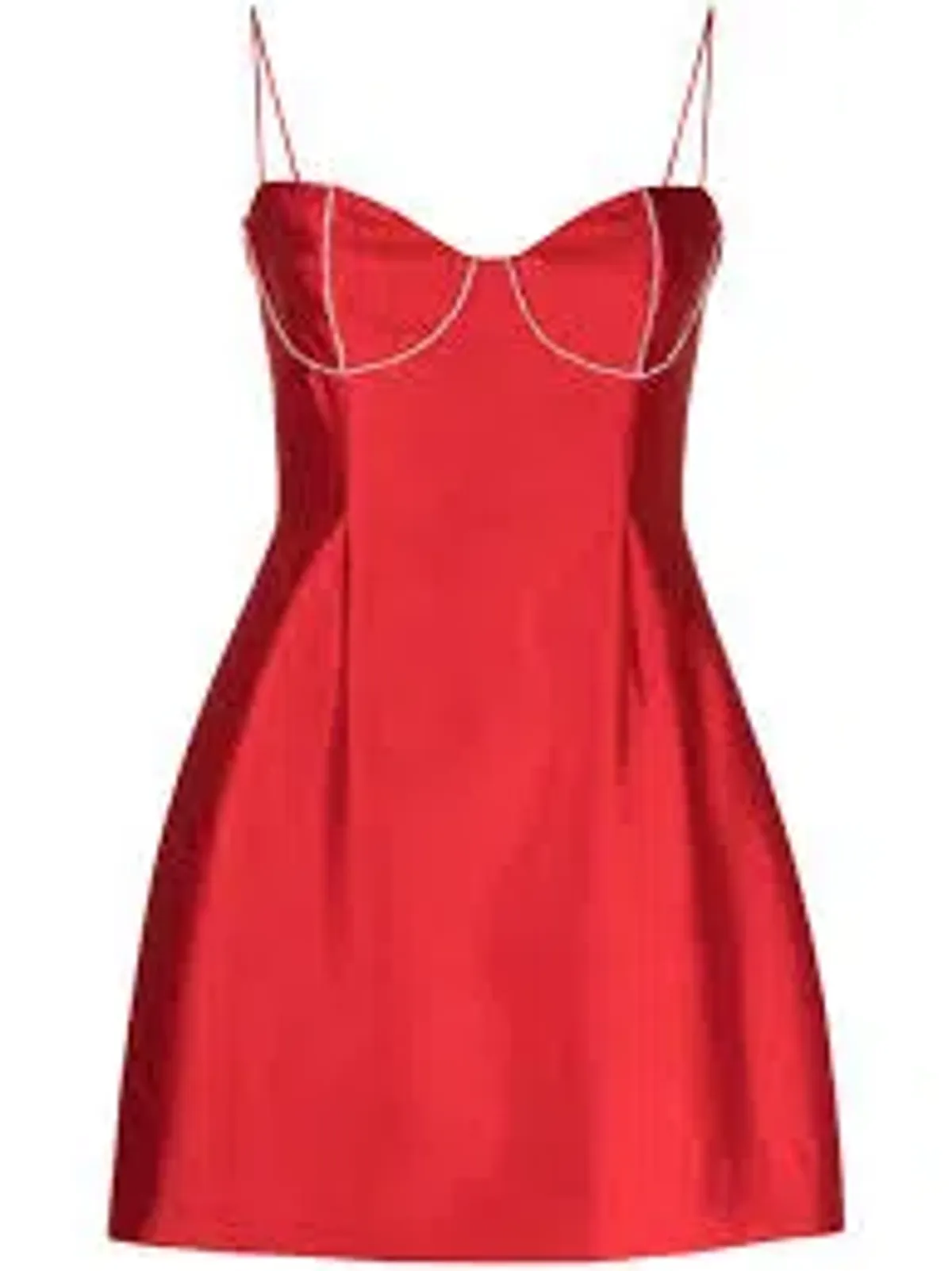 Rachel Gilbert Rozalia Mini Dress Red Size 6 - Image 3
