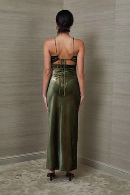 Dancing Queen Metallic Formal Maxi Dress- Bec and Bridge for rent on The Volte - image 3
